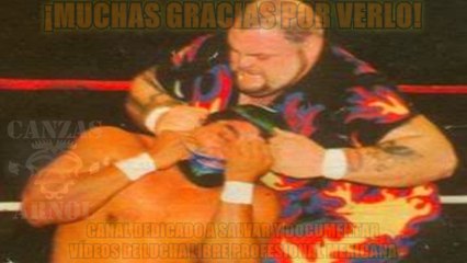 Canek, Dos Caras & Fishman vs Bam Bam Bigelow, Samoano I Fatu "Rikishi" & Samoano II Samu | UWA TV 02/16/1992