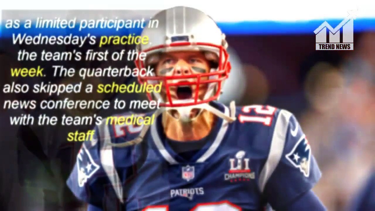 Patriots QB Tom Brady injures throwing hand ahead of AFC Championship Game
