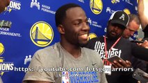 DRAYMOND GREEN responds to President Donald Trump's tweet and reacts to LeBron James' support