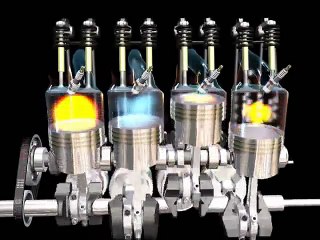 Como funciona un motor V8