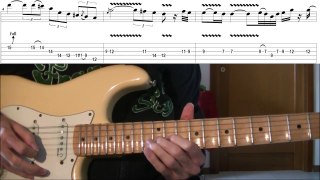 Pink Floyd - comfortably numb solo 1  guitar lesson (WITH TAB)