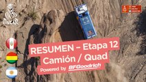 Resumen - Camiones - Etapa 12 (Fiambalá / Chilecito / San Juan) - Dakar 2018