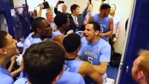 Carolina Basketball: Locker Room Celebration Post 76-72 Win at Duke
