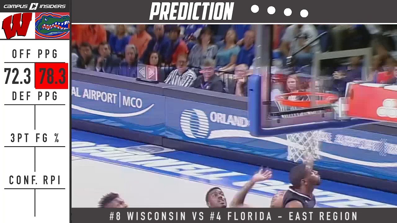 8 Wisconsin vs. 4 Florida Prediction | Who's Got Next?