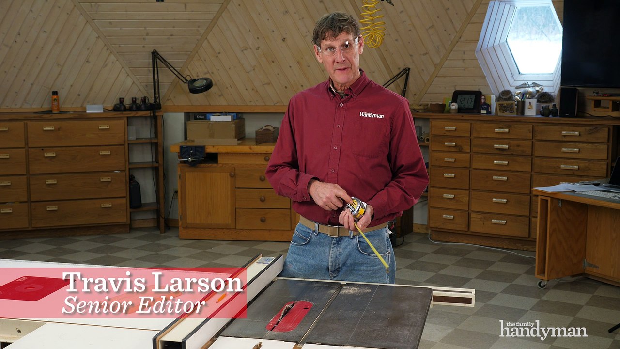 How To Set a Table Saw Scale video Dailymotion