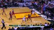 Mario Chalmers Passes to LeBron Through Khris Middleton's Legs