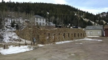 Historic Levit Street Mill. Colorado Gold Mining Town - Central City