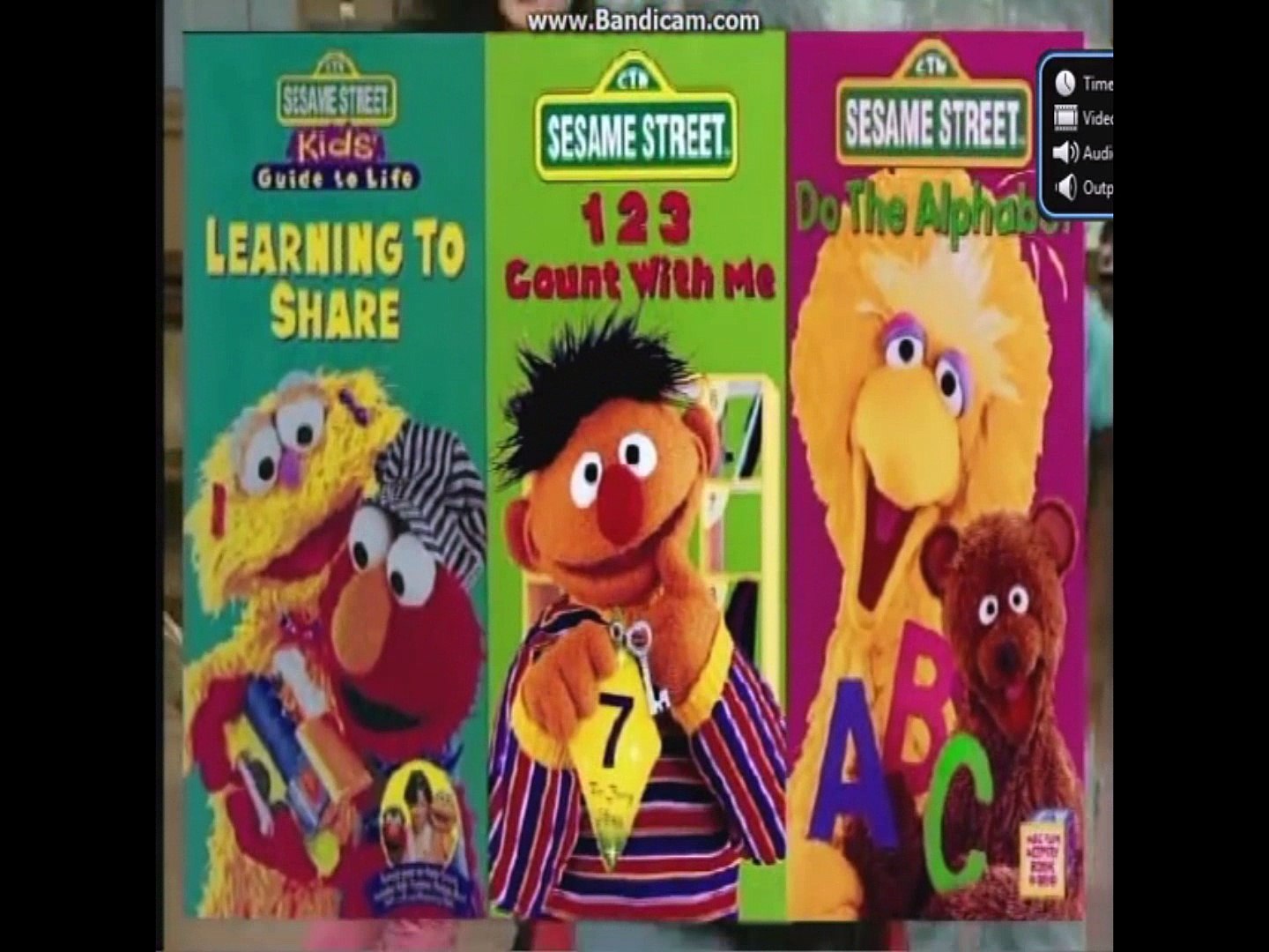 sesame street the alphabet game vhs