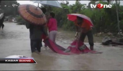 Sungai Citole Meluap, Banjir Landa Jalur Selatan Cianjur