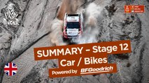 Summary - Car/Bike - Stage 12 (Fiambalá / Chilecito / San Juan) - Dakar 2018