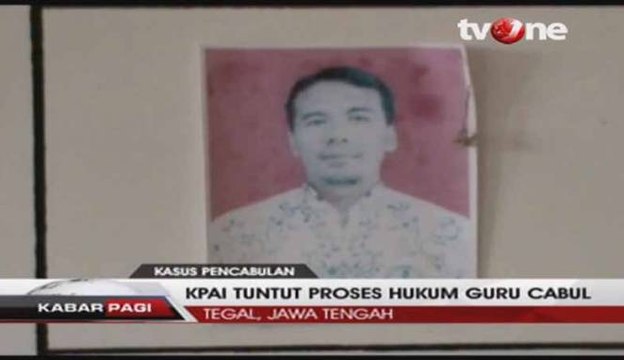 Guru Sekolah Dasar di Tegal Cabuli 25 Siswa