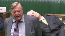 British MP falls asleep in parliament