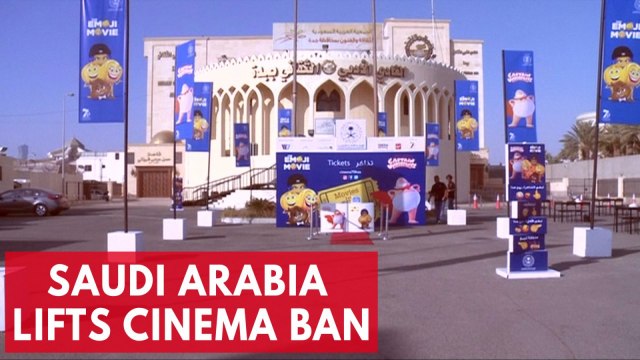 Saudis enjoy cinema for first time in 35 years after government lifts ban
