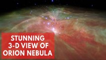 NASA's 3-D fly-through journey of the Orion Nebula is stunning