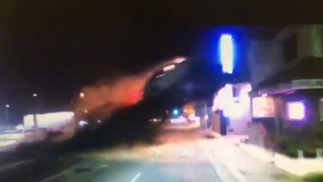Dramatic Santa Ana crash captured on city bus dashcam