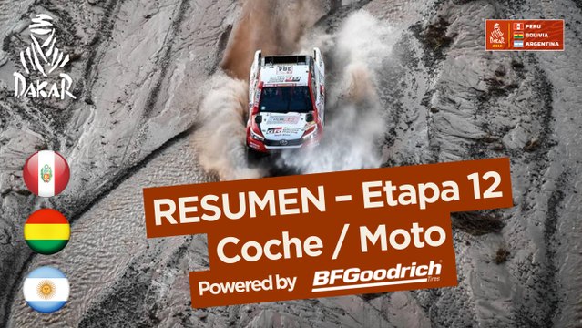 Resumen - Coche/Moto - Etapa 12 (Fiambalá / Chilecito / San Juan) - Dakar 2018