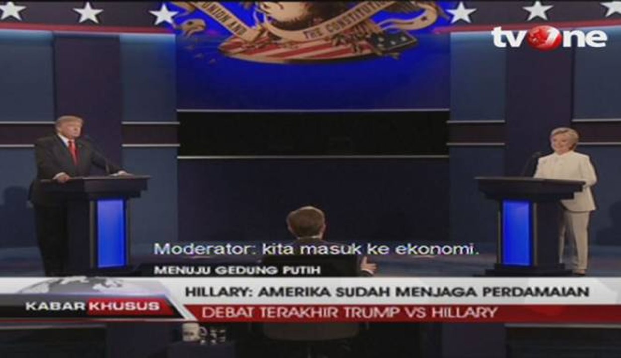 Debat Ketiga, Hillary Clinton Vs Donald Trump (Bagian 5)