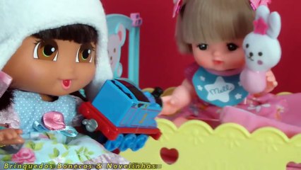 Dora a Aventureira Baby Mell Chan Thomas and Friends Melancia massinha Play Doh Rotina da Tarde