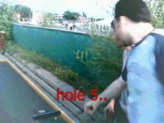 Mini putt hole 5 of 15 ball will not go in