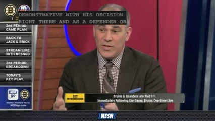 Amica Coverage Cam: Bruins Defensive Mistakes Lead To Early Lead For Islanders