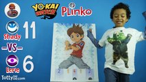 Yo-Kai Watch PLINKO Game 2 - Eerie VS Shady YoKai Medallium Medals Battle