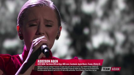 The Voice 2017 Addison Agen - Top 12 - 'She Used to Be Mine'-K6qcE