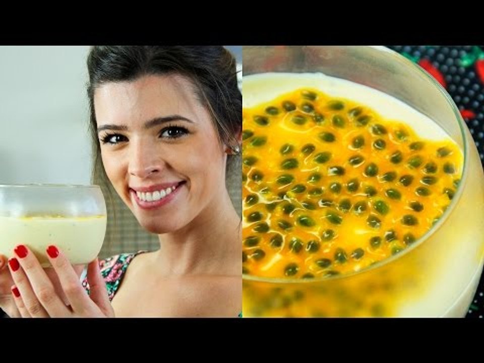 Receita de Mousse de Maracujá Simples - Fouet Fouet