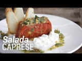 Salada Caprese Belíssima - Terrine de Tomate e Molho Pesto - Web à Milanesa