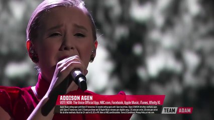 The Voice 2017 Addison Agen - Top 12 - 'She Used to Be Mine'-K6qcE