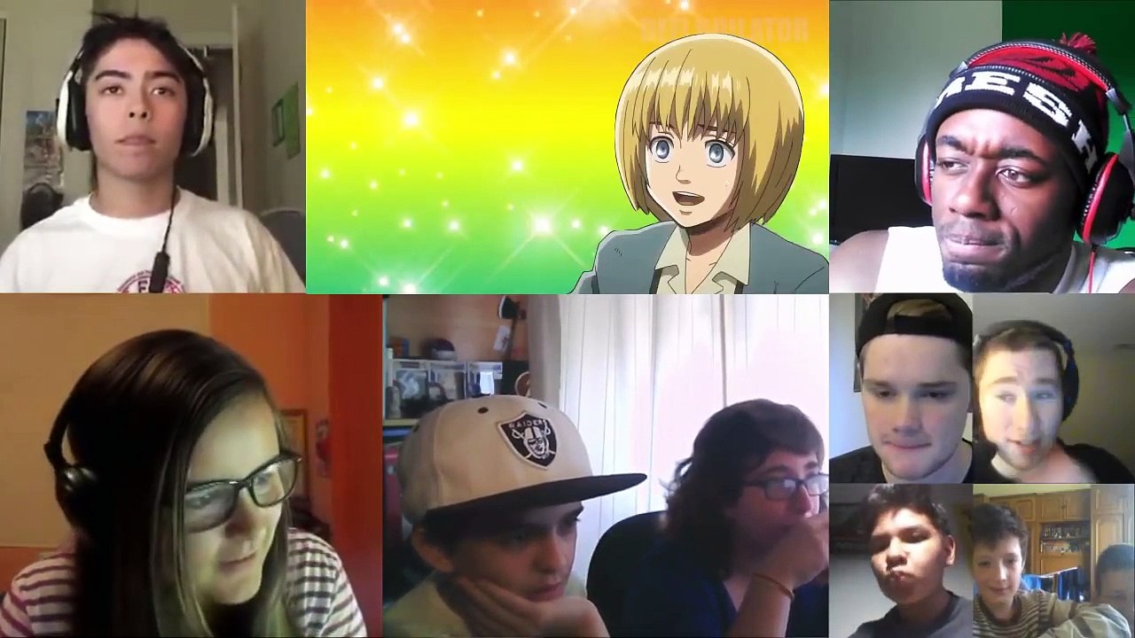 Attack on Titan on Crack REACTION MASHUP