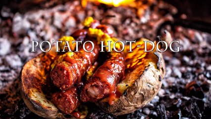 BEST POTATO HOT DOG! - HOMEMADE SAUSAGE - HOW TO COOK - 01192018
