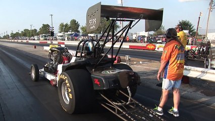 VIOLENT Blown Fuel Altered CRASH - MoKan Dragway