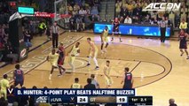 De'Andre Hunter's Four-Point Play Beats Halftime Buzzer