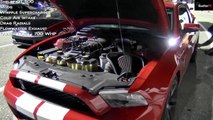 700 HP GT500 vs Dinan BMW M5 Twin Turbo - 1/4 mile Drag Race - Road Test TV®