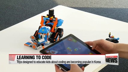 Toys designed to educate kids about coding are becoming popular in Korea