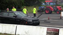 Hellcat Charger vs Camaro ZL1-1/4 mile drag race