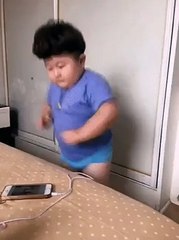 Funny Child Dancing