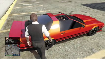 Grand Theft Auto 5 Online : Muscle Car Drag Racing (Let's Fail)