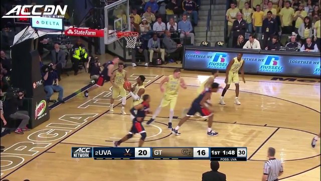 Virginia vs. Georgia Tech Basketball Highlights (2017-18)