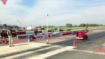 Worlds Fastest Postman Pat Van VS Ford Mustang (Fox Body) Drag Race @ York Raceway