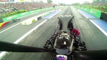 ANDRA Drag Racing - Larry Dixon's tyre throwing, 360 spin Top Fuel pass