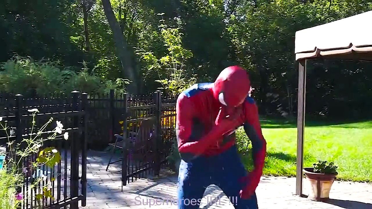 #3Spiderman CUTS Frozen Elsa Hair! w  Fairy Godmother Captain America Joker Fun Superhero in real | Superheroes | Spiderman | Superman | Frozen Elsa | Joker