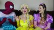 #4 Frozen Elsa CLOTHES SWAP CHALLENGE w  Spiderman Belle Rapunzel Joker Fun Superhero in real life | Superheroes | Spiderman | Superman | Frozen Elsa | Joker