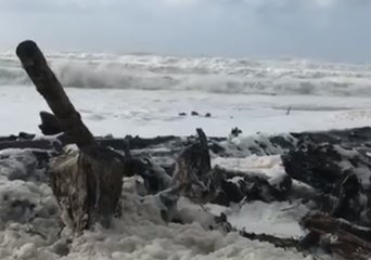 Storm Rages Near Quillayute River as Coastal Warning Issued for Pacific Coast