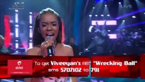 Viveeyan sings 'Wrecking Ball' _ Live Sh