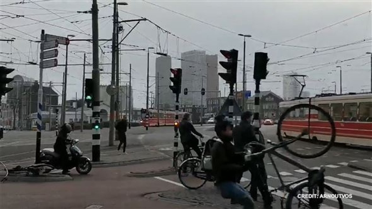 Fliegende Holländer: Sturm 'Friederike' in Amsterdam