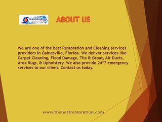 Rug Cleaning Services in Gainesville - The Best Restoration