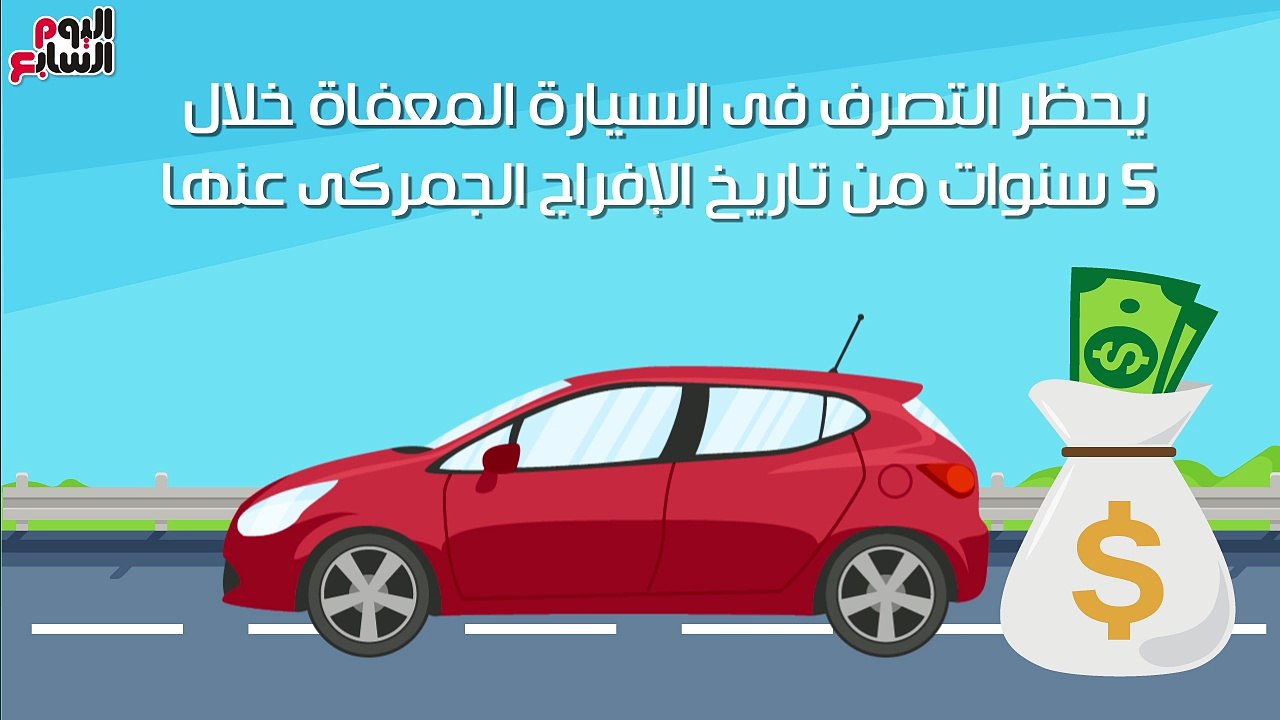 فيديو معلوماتى.. المستندات المطلوبة للحصول على سيارة معاقين معفاة جمركيا