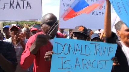 아이티서 트럼프 막말에 반미 시위 / YTN