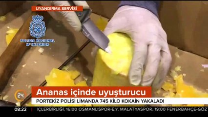 745 kilo kokain yakalandı